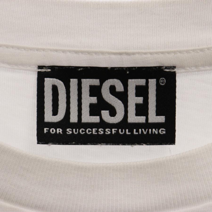 DIESEL ディーゼル DSL フロントロゴプリント クルーネック半袖T