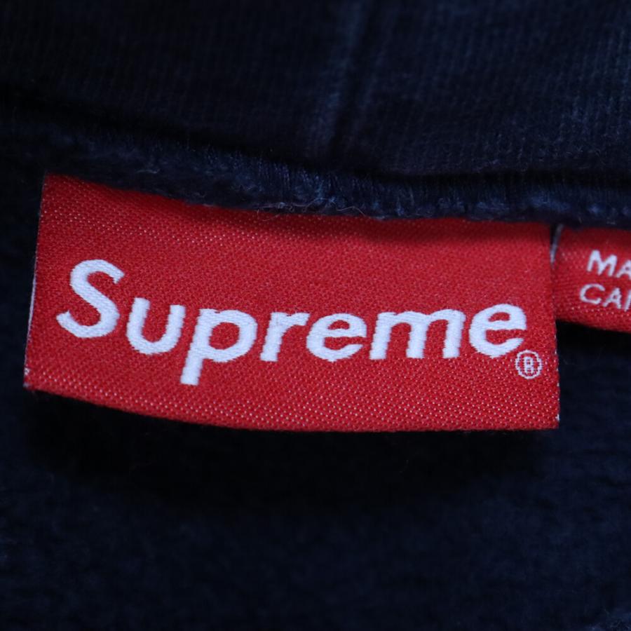 SUPREME シュプリーム 15AW Logo Rib Hooded Sweatshirt ロゴリブ  