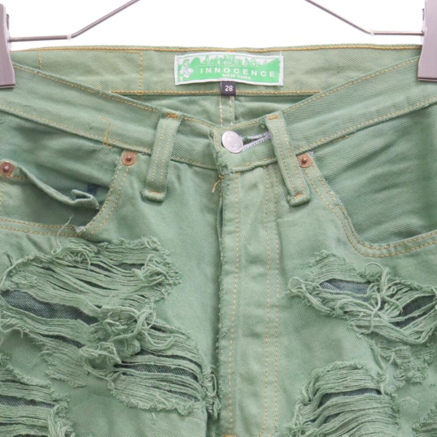 INNOCENCE イノセンス COLOR DESTROYED DENIM PANTS カラー INNOCENCE イノセンス COLOR DESTROYED DENIM PANTS カラー