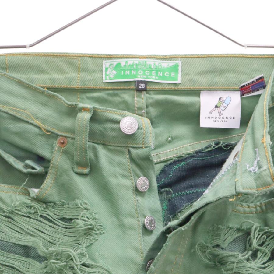 INNOCENCE イノセンス COLOR DESTROYED DENIM PANTS カラー INNOCENCE イノセンス COLOR DESTROYED DENIM PANTS カラー
