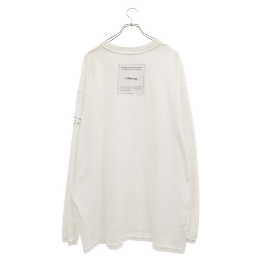 ヴェトモン 18AW インサイドアウトデザインオーバーサイズ長袖 