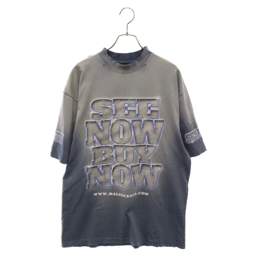 BALENCIAGA バレンシアガ SNBN Medium Fit TEE 764235 TQVE8 SEE BALENCIAGA バレンシアガ SNBN Medium Fit TEE 764235 TQVE8 SEE