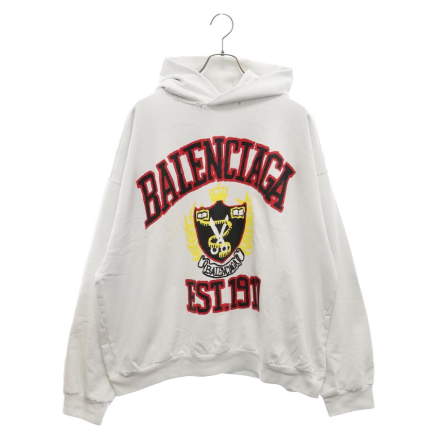 BALENCIAGA バレンシアガ 23AW DIY COLLEGE HOODIE カレッジロゴ BALENCIAGA バレンシアガ 23AW DIY COLLEGE HOODIE カレッジロゴ