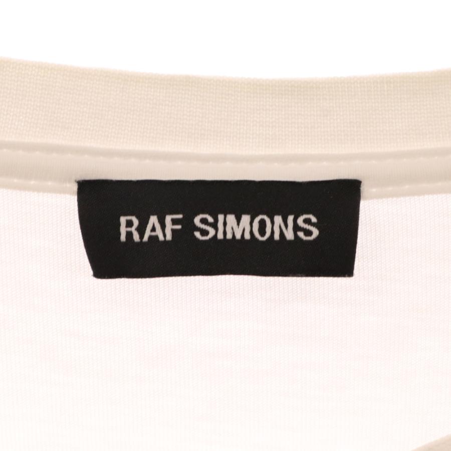 【中古】ラフシモンズ RAF SIMONS 18SS JOY DIVISION L/S TEE ロングスリーブTシャツ カットソー 長袖 M ホワイト RAF SIMONS（ラフ シモンズ） 18SS JOY DIVISION L/S TEE 181-130