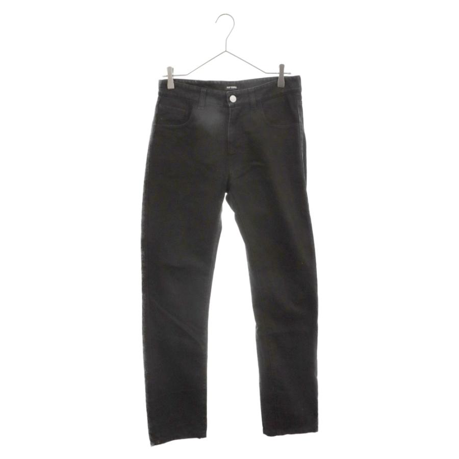 RAF SIMONS ラフシモンズ 19SS Regular Zipper Patch Dnim Pants RAF SIMONS ラフシモンズ 19SS Regular Zipper Patch Dnim Pants