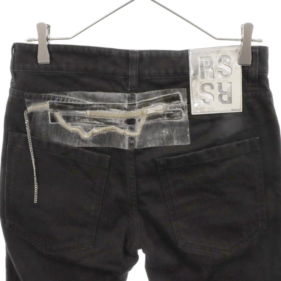 RAF SIMONS ラフシモンズ 19SS Regular Zipper Patch Dnim Pants RAF SIMONS ラフシモンズ 19SS Regular Zipper Patch Dnim Pants