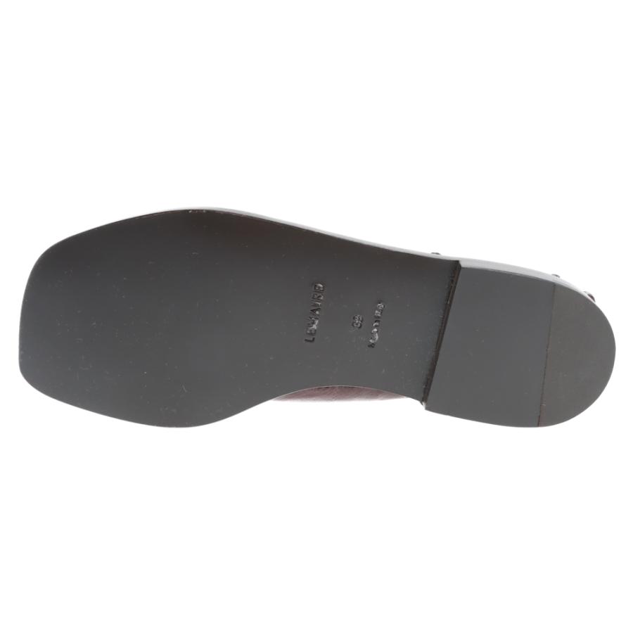 LEMAIRE ルメール Cloth Sandals レザーフラットサンダル ブラック  