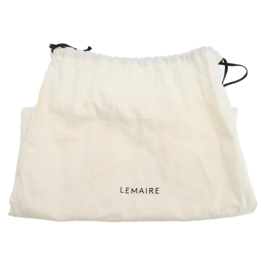 LEMAIRE ルメール Cloth Sandals レザーフラットサンダル ブラック  