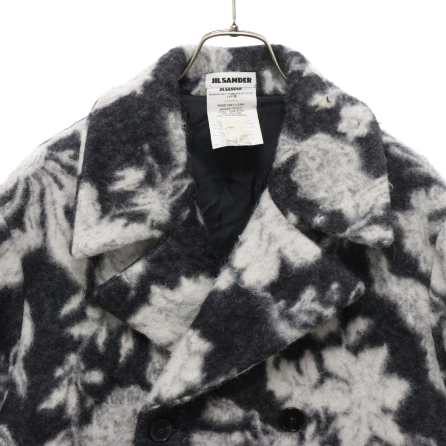 JIL SANDER ジルサンダー 18AW フラワープリント アルパカウールロング 