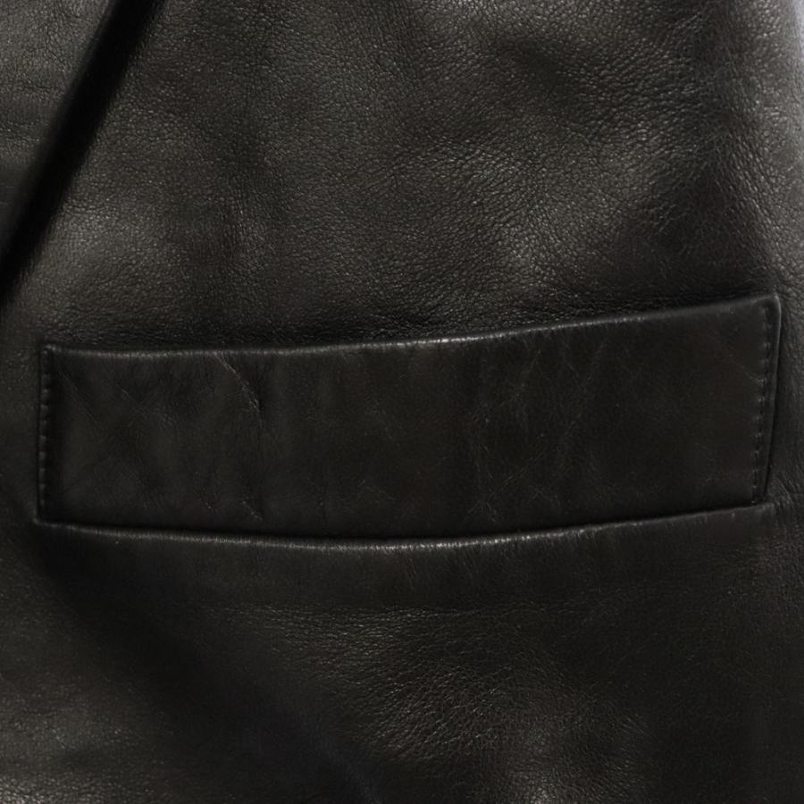 JIL SANDER ジルサンダー 17AW ラムレザー2Bテーラードジャケット 