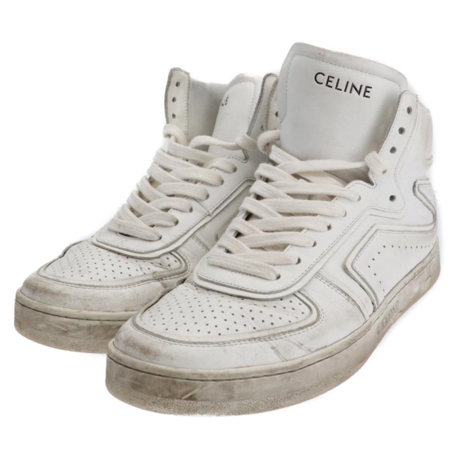 CELINE セリーヌ Z TRAINER Zトレイナー レザーハイカット CELINE セリーヌ Z TRAINER Zトレイナー レザーハイカット