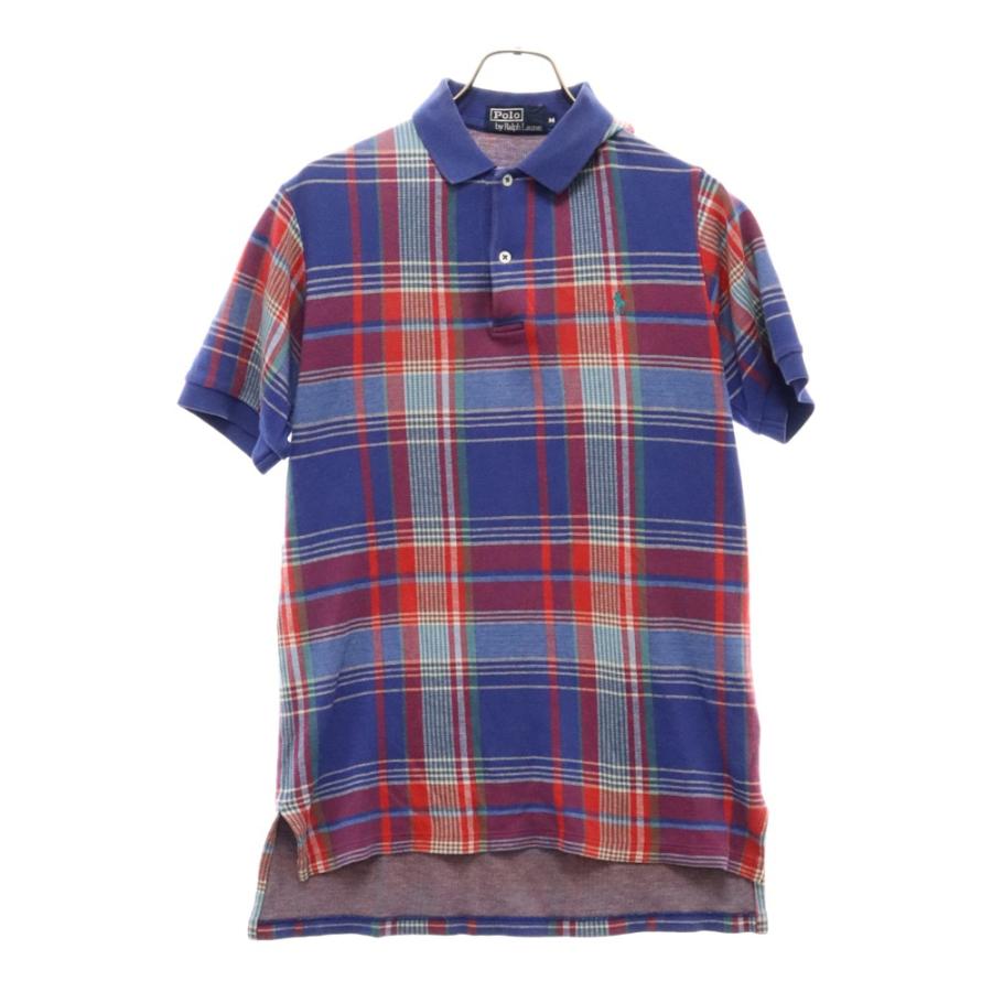 POLO RALPH LAUREN ポロラルフローレン チェック柄 半袖ポロシャツ 