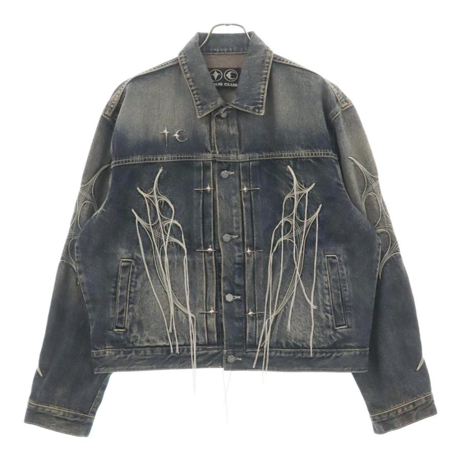 THUG CLUB サグクラブ 24SS トライバルツリーデニムジャケット THUG CLUB サグクラブ 24SS トライバルツリーデニムジャケット