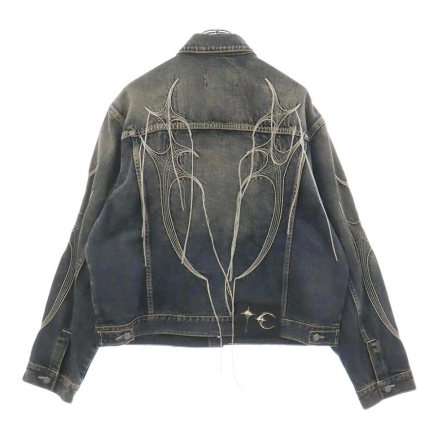 THUG CLUB サグクラブ 24SS トライバルツリーデニムジャケット THUG CLUB サグクラブ 24SS トライバルツリーデニムジャケット