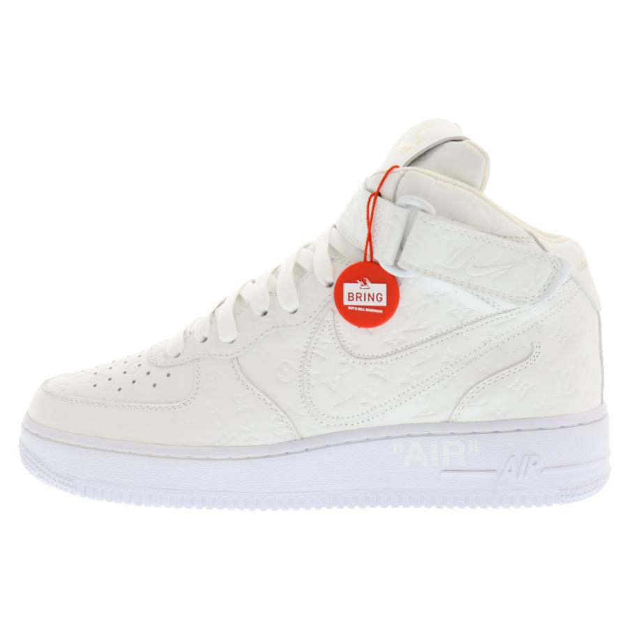 ルイヴィトン × ナイキ エアフォース1 スニーカーホワイト27cm