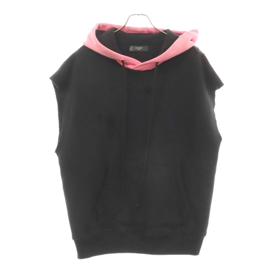 AMIRI アミリ COLOR BLOCK SLEEVELESS HOODIE カラーブロック スリーブ 