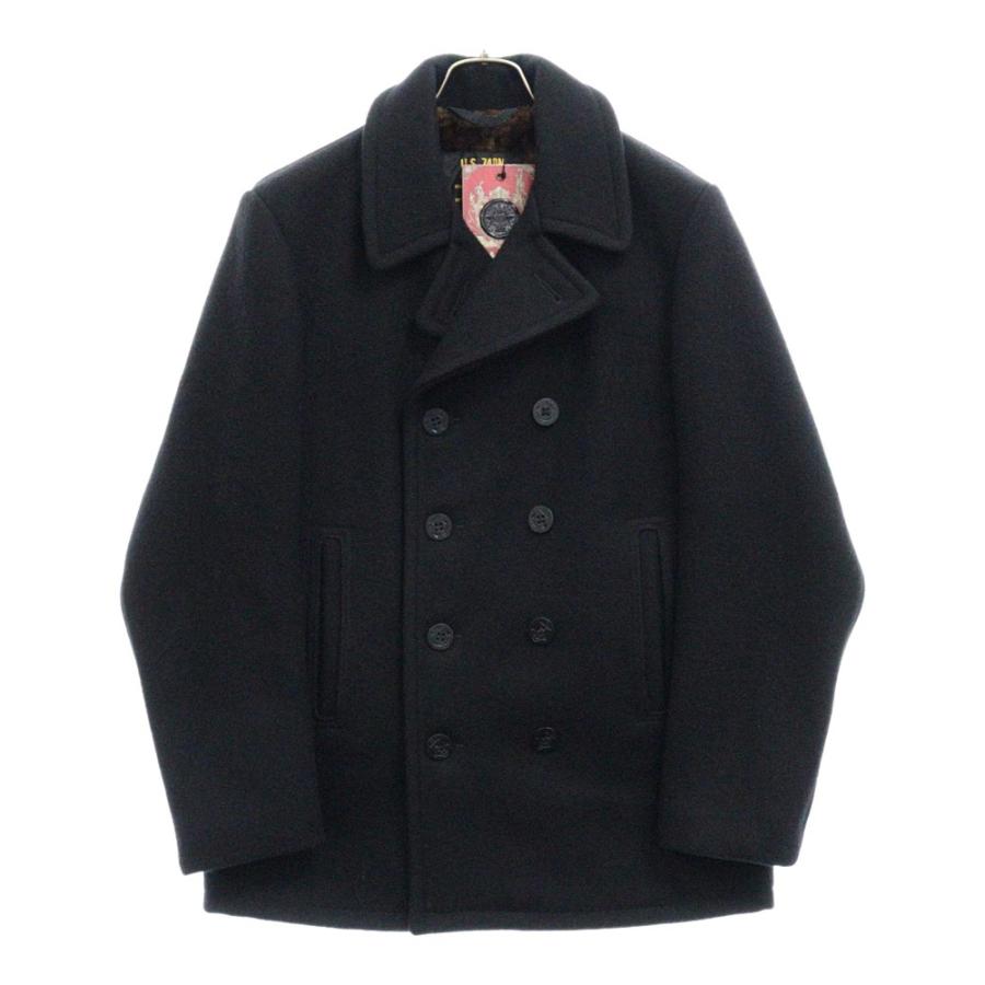 Supreme×schott ピーコート SUPREME x SCHOTT FUR LINED PEACOAT - BLACK - MEDIUM - VERY RARE
