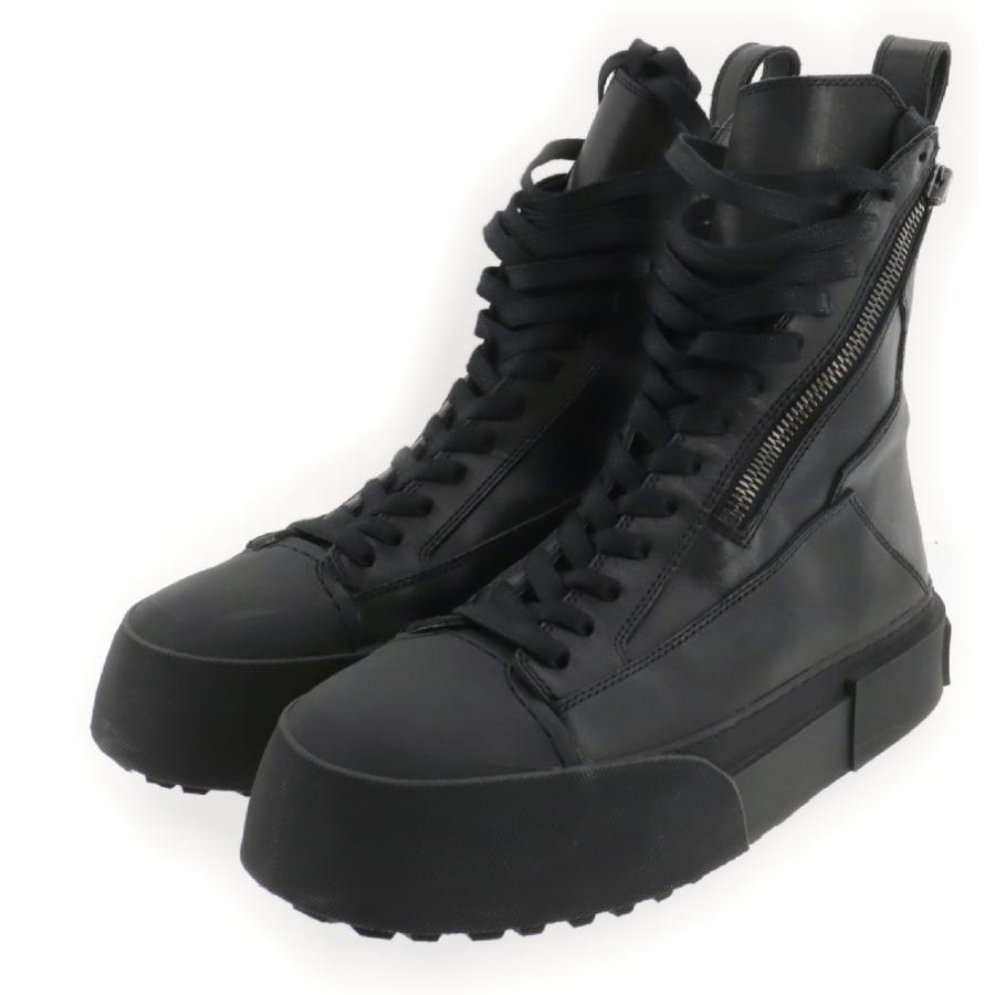 ユリウス JULIUS ユリウス 22AW Leather Zip Sneaker レザージップスニーカー