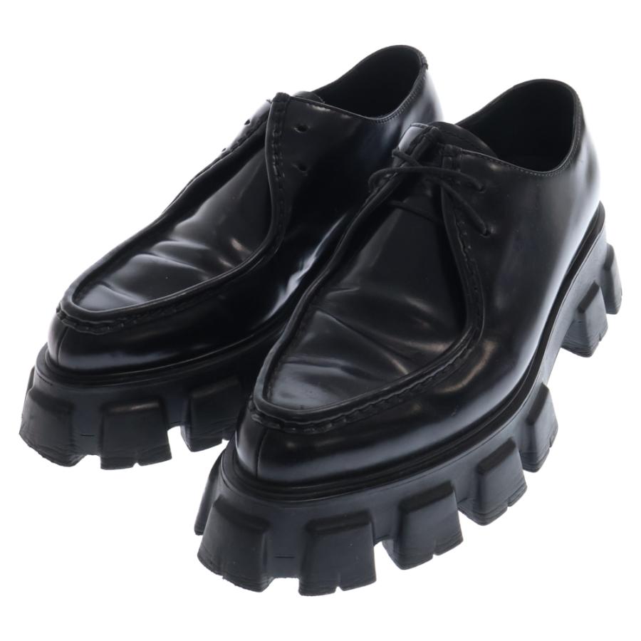 PRADA プラダ モノリスブラッシュド レザーシューズ 2EE361 PRADA プラダ モノリスブラッシュド レザーシューズ 2EE361