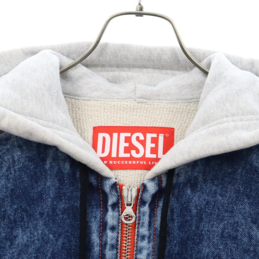 DIESEL ディーゼル 23SS D-LILL-ONE フーデッドデニムジャケット DIESEL ディーゼル 23SS D-LILL-ONE フーデッドデニムジャケット