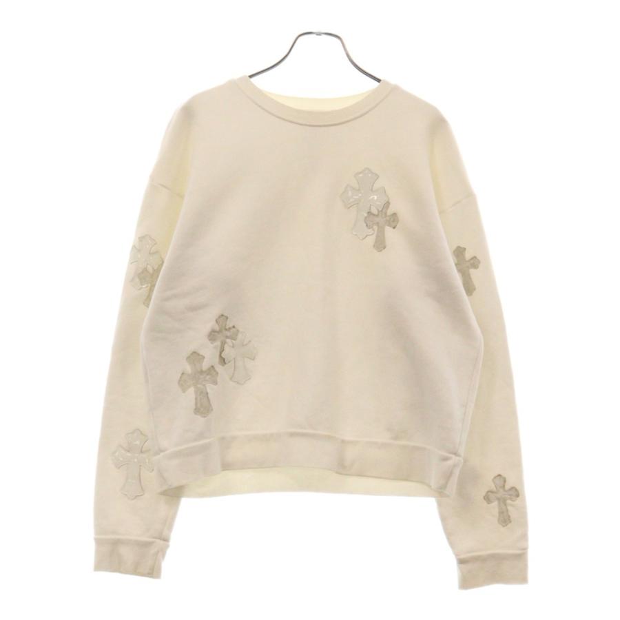 CHROME HEARTS クロムハーツ Cemetery Cross Patch Crewneck CHROME HEARTS クロムハーツ Cemetery Cross Patch Crewneck