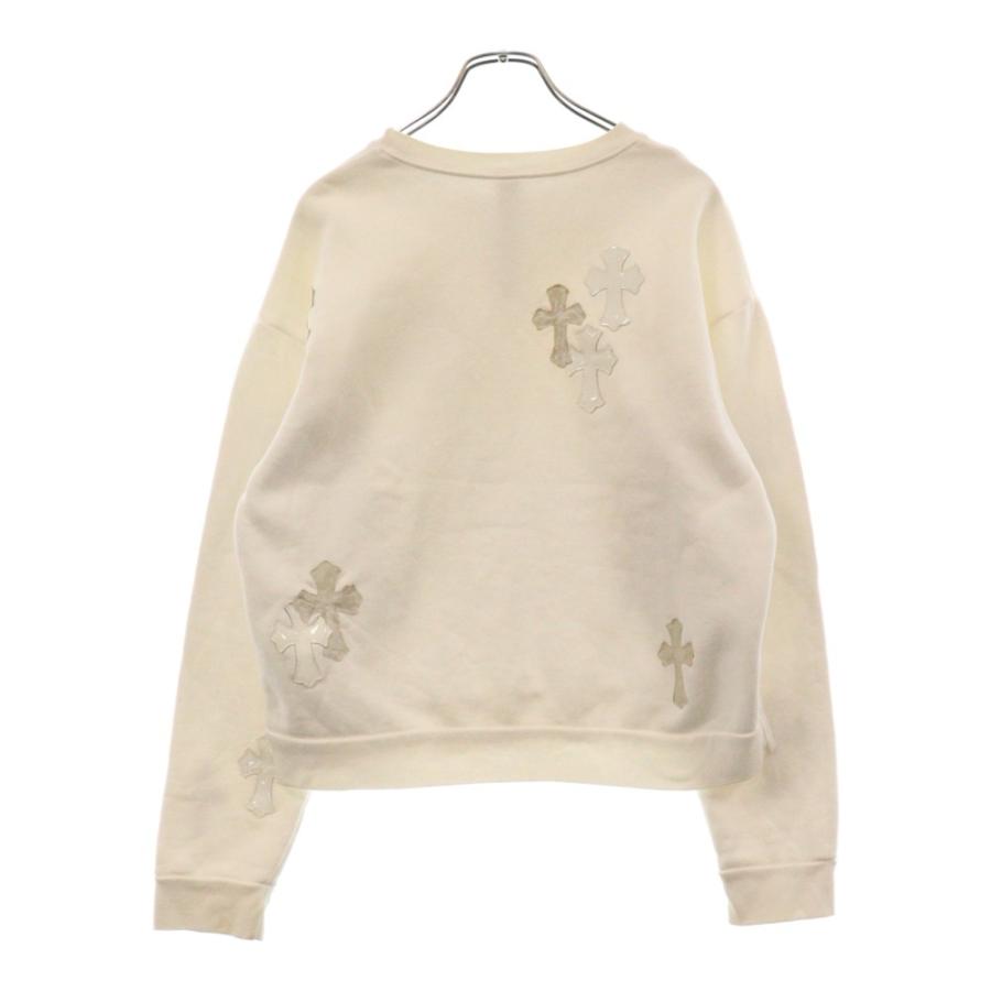 CHROME HEARTS クロムハーツ Cemetery Cross Patch Crewneck CHROME HEARTS クロムハーツ Cemetery Cross Patch Crewneck