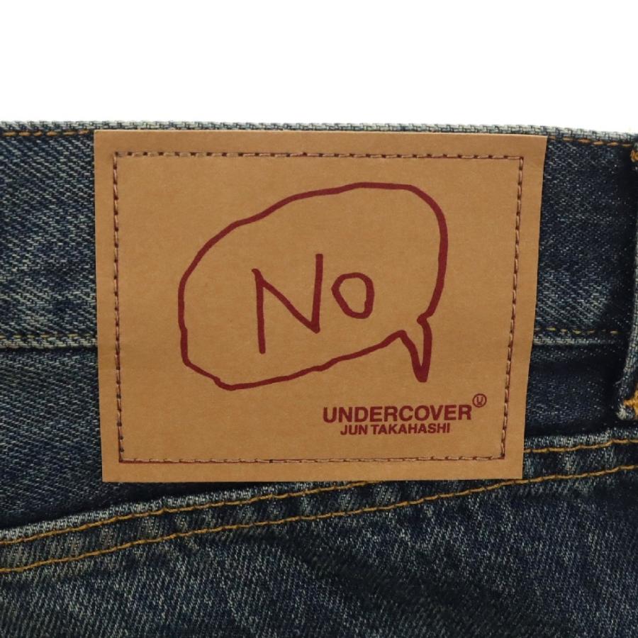 UNDERCOVER アンダーカバー 24AW クロス刺繍加工デニムパンツ UNDERCOVER アンダーカバー 24AW クロス刺繍加工デニムパンツ