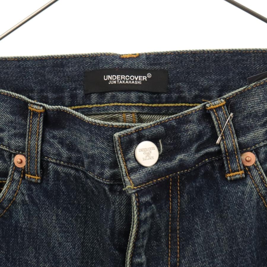 UNDERCOVER アンダーカバー 24AW クロス刺繍加工デニムパンツ UNDERCOVER アンダーカバー 24AW クロス刺繍加工デニムパンツ