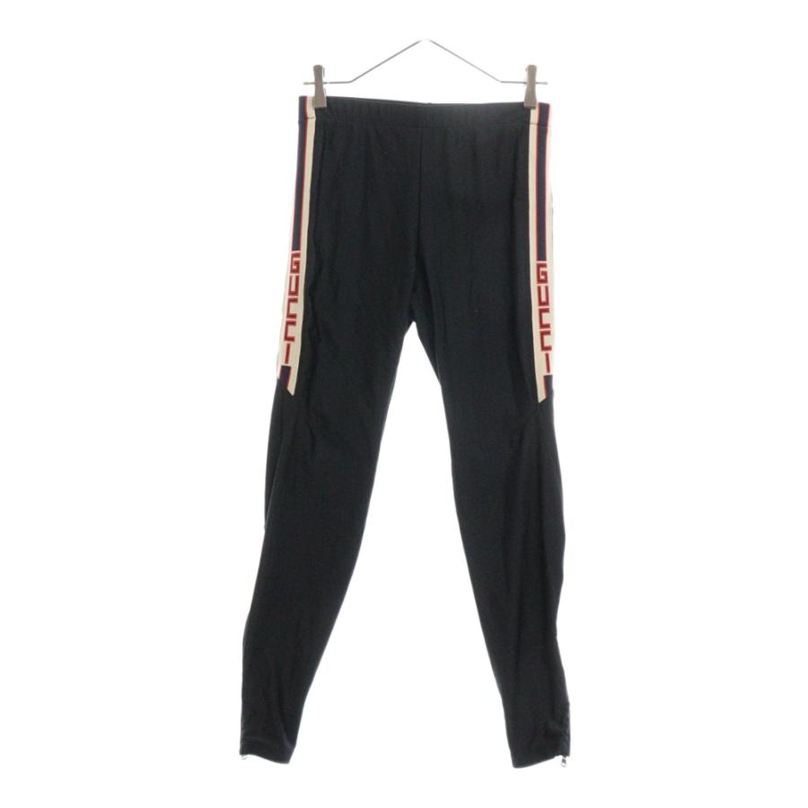 GUCCI グッチ サイドシェリーラインロゴナイロンレギンスパンツ GUCCI グッチ サイドシェリーラインロゴナイロンレギンスパンツ