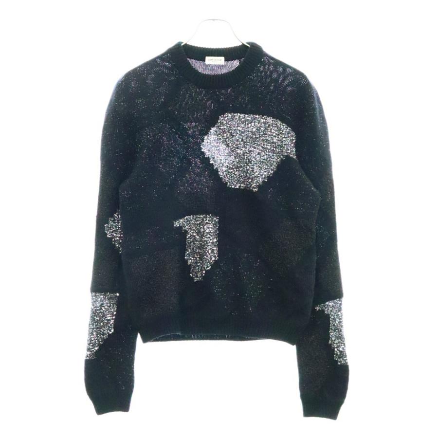 SAINT LAURENT PARIS サンローランパリ スパンコール ローゲージニット 