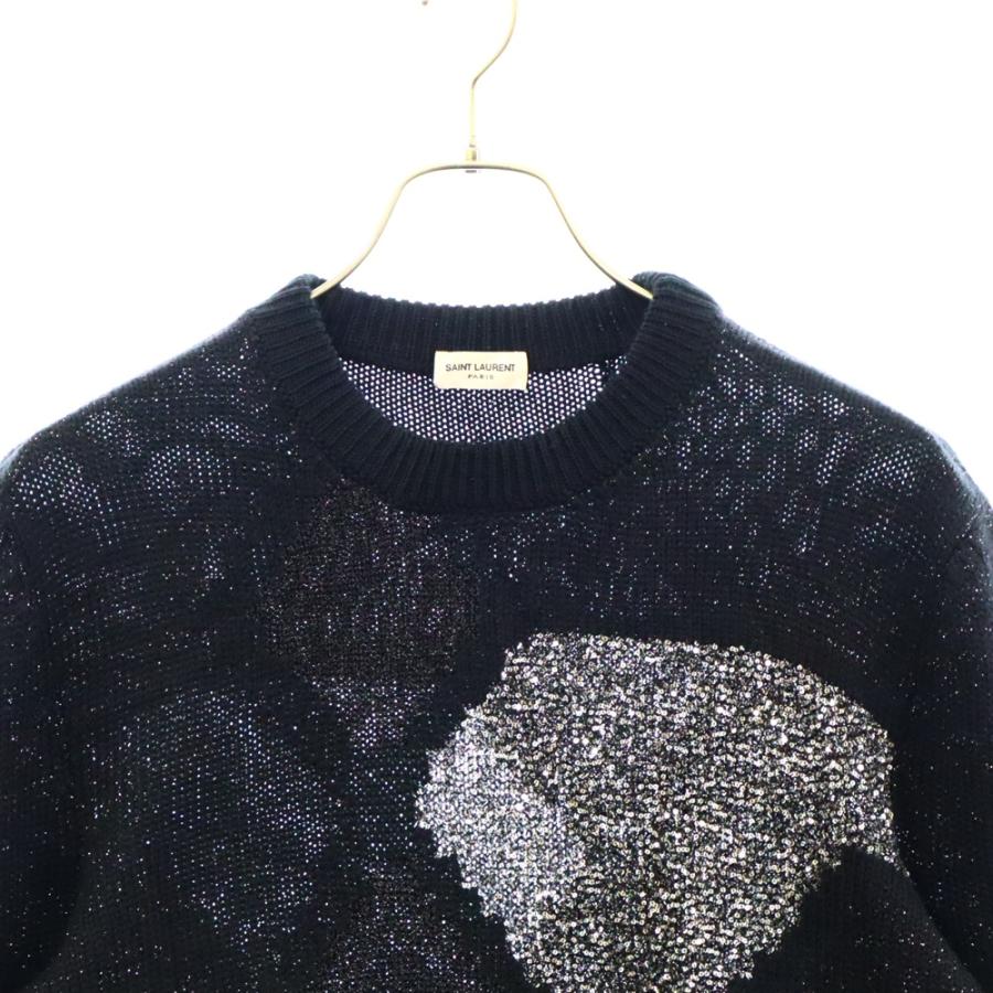 SAINT LAURENT PARIS サンローランパリ スパンコール ローゲージニット 