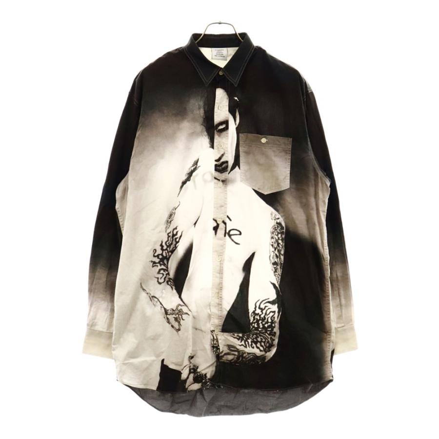 VETEMENTS ヴェトモン 18AW Marilyn Manson Shirt UAH19SH301 VETEMENTS ヴェトモン 18AW Marilyn Manson Shirt UAH19SH301