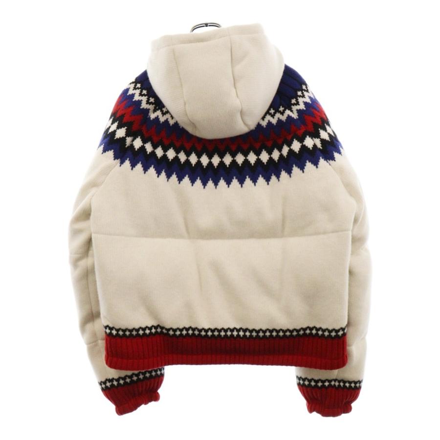 PRADA プラダ ウールカシミヤ混紡 ノルディック柄ロゴダウン PRADA プラダ ウールカシミヤ混紡 ノルディック柄ロゴダウン