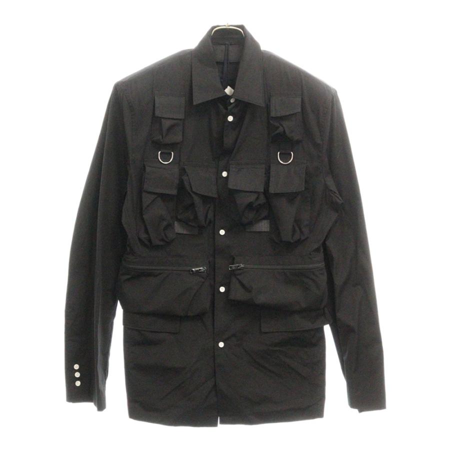 PRADA プラダ 24SS マルチポケット コットン シャツジャケット PRADA プラダ 24SS マルチポケット コットン シャツジャケット