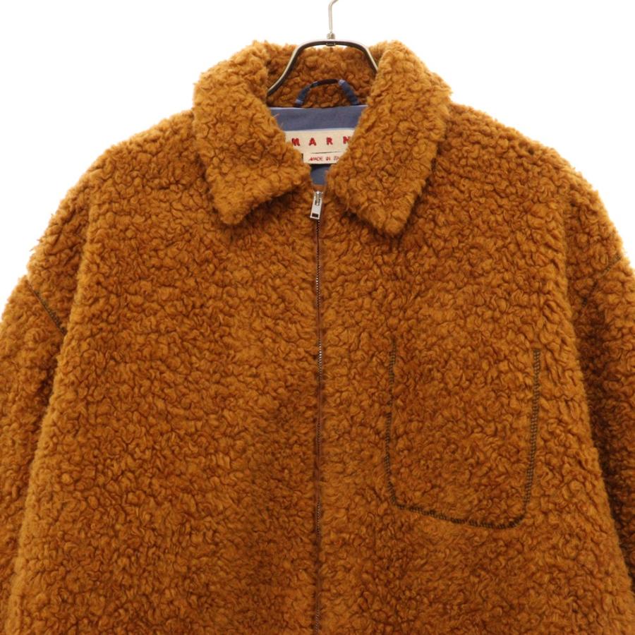 MARNI マルニ 23AW TWIST TEDDY ボアジャケット ジップアップ MARNI マルニ 23AW TWIST TEDDY ボアジャケット ジップアップ