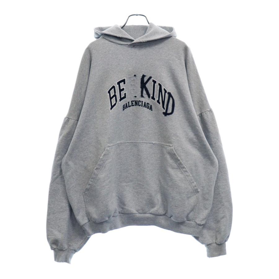 BALENCIAGA バレンシアガ 23AW BE KIND ROUND HOODIE ダメージ BALENCIAGA バレンシアガ 23AW BE KIND ROUND HOODIE ダメージ