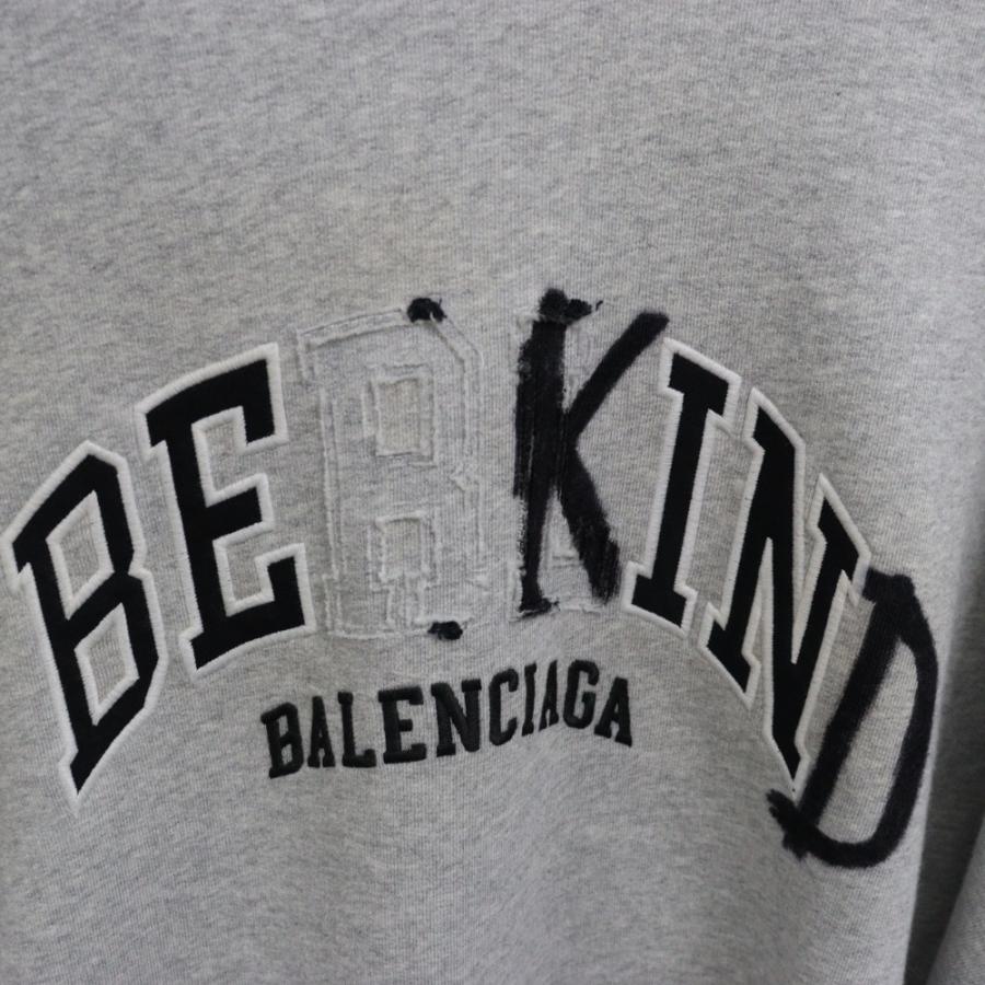 BALENCIAGA バレンシアガ 23AW BE KIND ROUND HOODIE ダメージ BALENCIAGA バレンシアガ 23AW BE KIND ROUND HOODIE ダメージ
