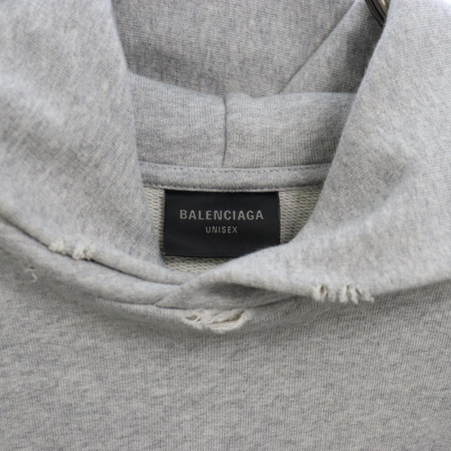 BALENCIAGA バレンシアガ 23AW BE KIND ROUND HOODIE ダメージ BALENCIAGA バレンシアガ 23AW BE KIND ROUND HOODIE ダメージ