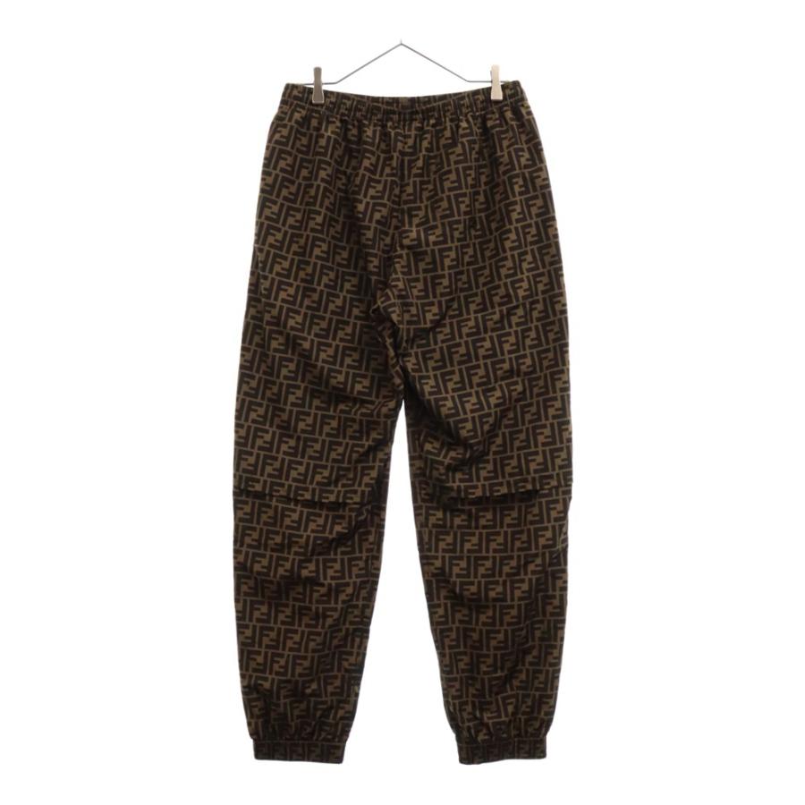 FENDI（フェンディ） FFズッカ総柄トラックパンツ ブラウン FAB527