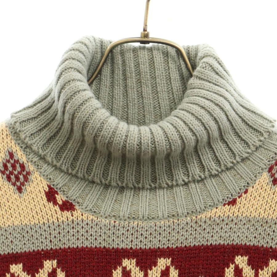 KAPITAL キャピタル 5G ECO Knit Kona Bean Stripe High Neck Sweater 
