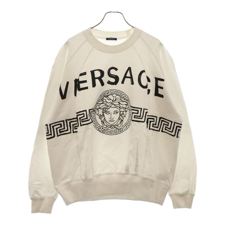 VERSACE ヴェルサーチ メデューサプリント クルーネック VERSACE ヴェルサーチ メデューサプリント クルーネック