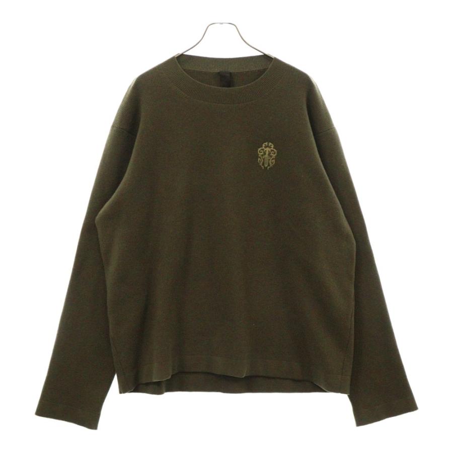 クロムハーツ セーター 楽天市場】CHROME HEARTS Y NOT Floral Cross Embroidery Crew Neck