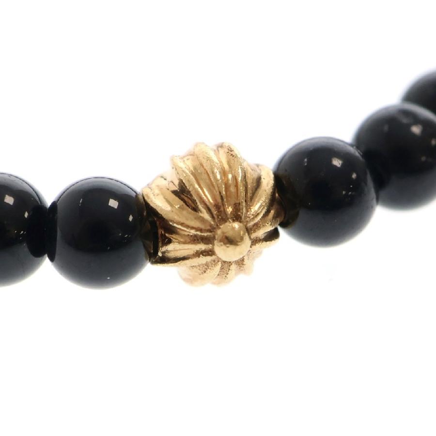 CHROME HEARTS クロムハーツ 22K 4mm BEAD 4mmビーズブレス