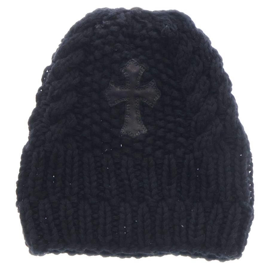 CHROME HEARTS クロムハーツ クロスパッチ カシミアニット CHROME HEARTS クロムハーツ クロスパッチ カシミアニット
