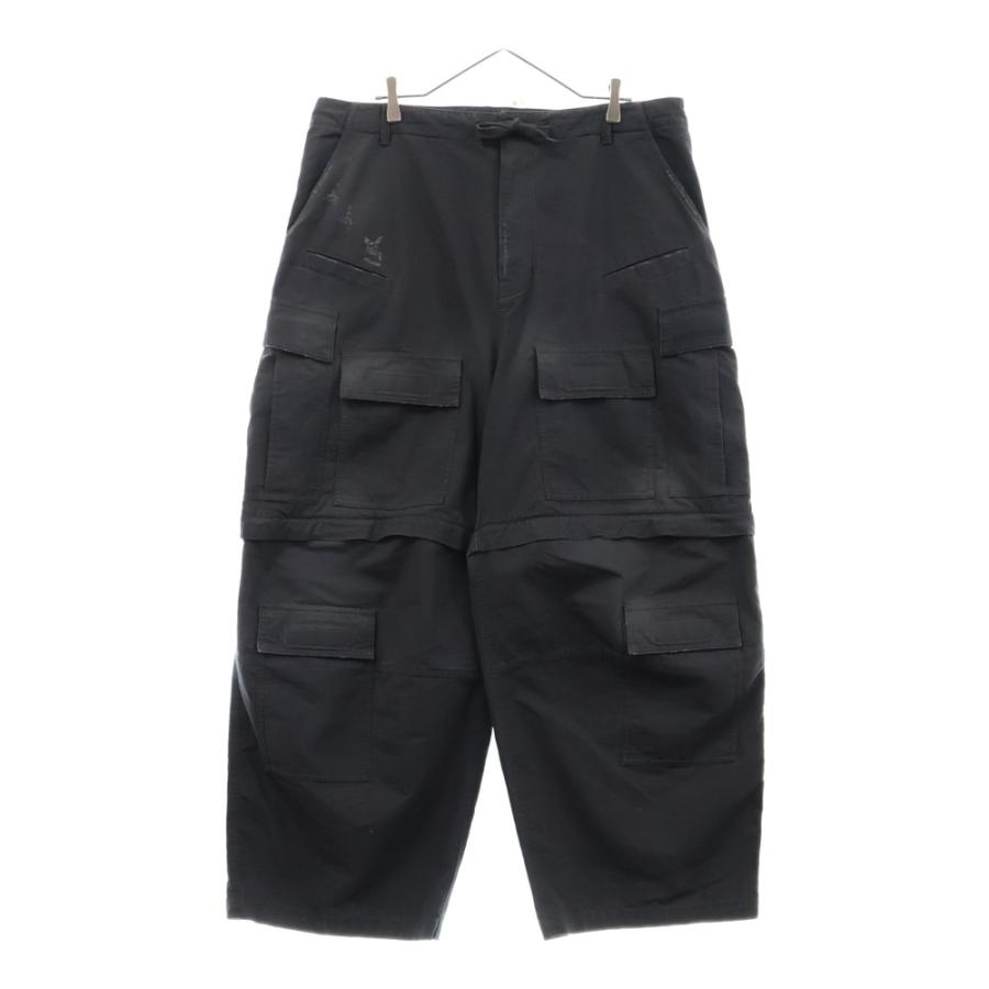 BALENCIAGA バレンシアガ 24SS LARGE CARGO PANTS ダメージ加工 BALENCIAGA バレンシアガ 24SS LARGE CARGO PANTS ダメージ加工