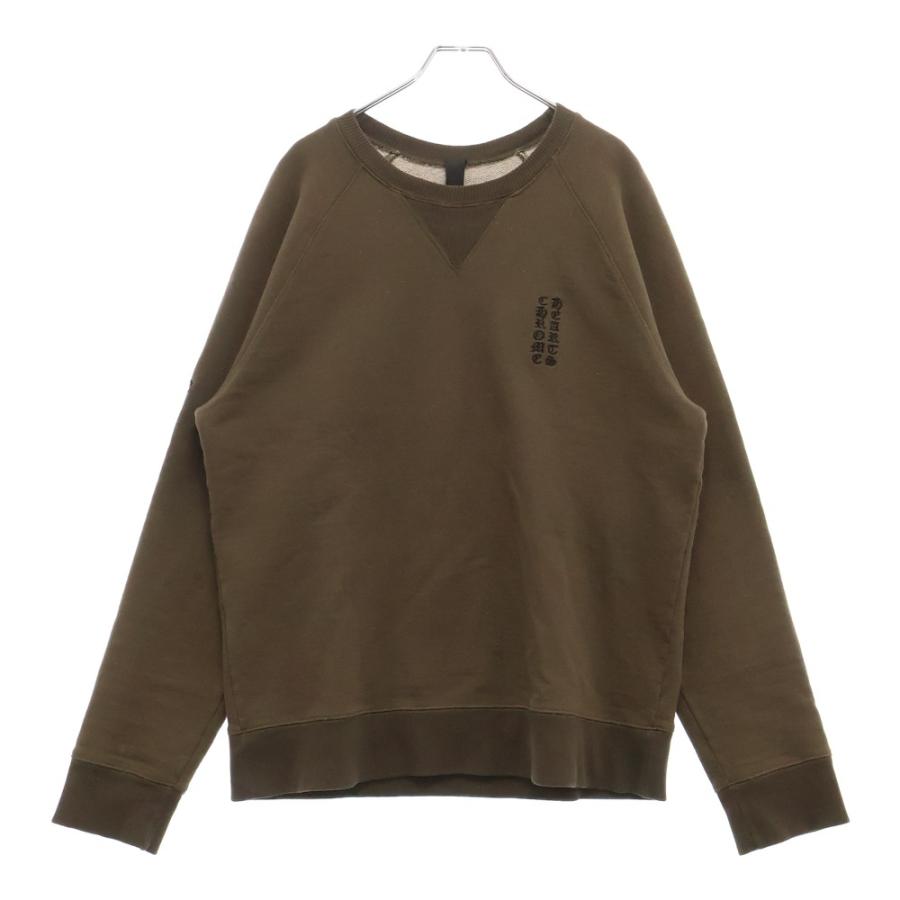 CHROME HEARTS クロムハーツ Y NOT ロゴ刺繍クルーネック CHROME HEARTS クロムハーツ Y NOT ロゴ刺繍クルーネック