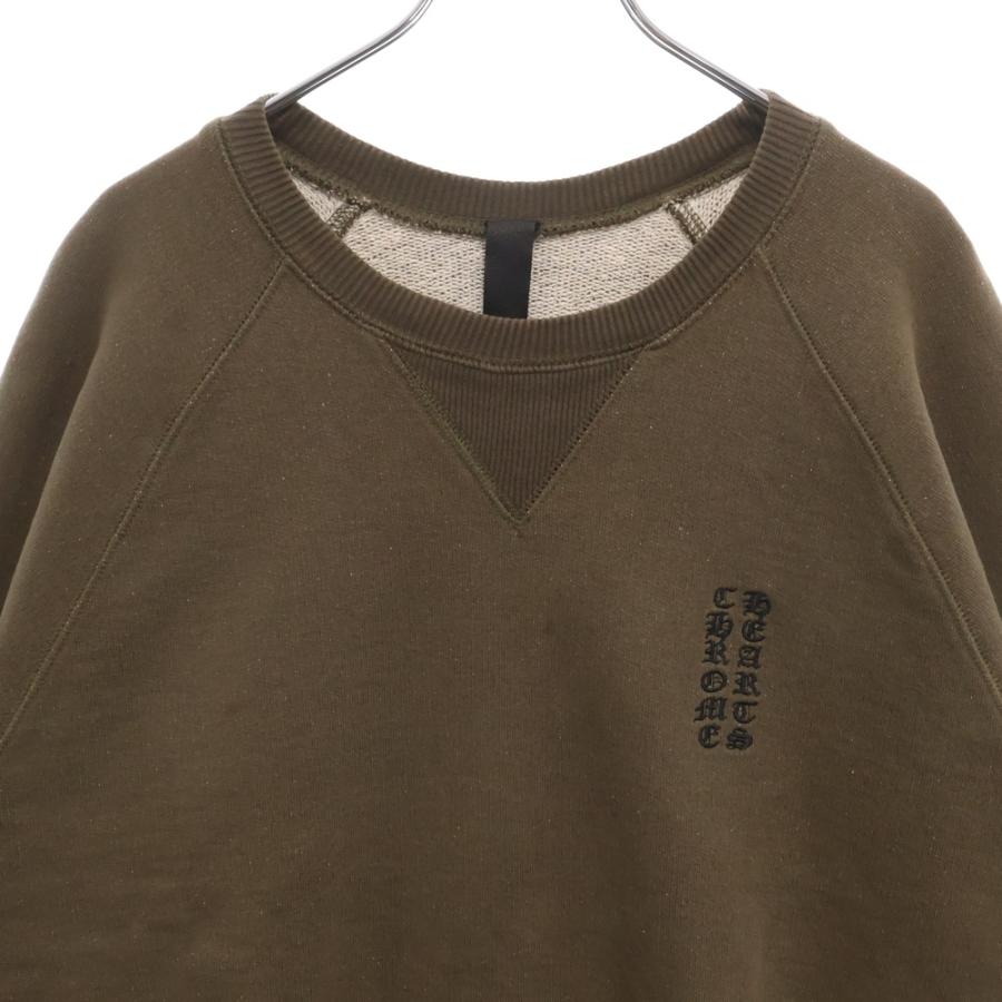 CHROME HEARTS クロムハーツ Y NOT ロゴ刺繍クルーネック CHROME HEARTS クロムハーツ Y NOT ロゴ刺繍クルーネック