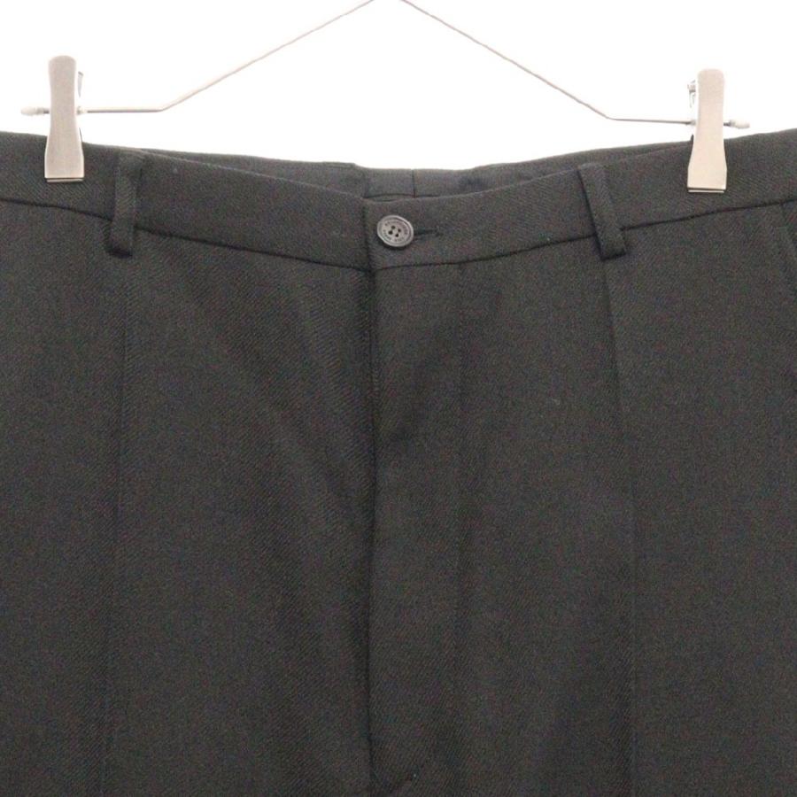 90s balenciaga ブラックスラックス 無地 【W28】 BALENCIAGA】バレンシアガ blacl wide slacks pants | ブランド古着屋