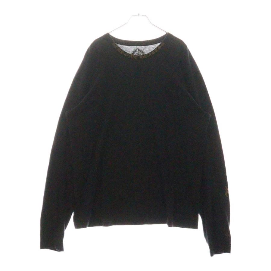 クロムハーツ ネックロゴ アームプリント ロングスリーブ ロングTシャツ M CHROME HEARTS クロムハーツ Neck Logo ネックロゴ アームプリント