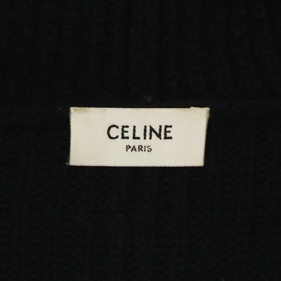 CELINE（セリーヌ） 21AW HOODED SWEATER IN RIBBED WOOL リブ編み